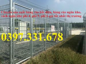 Chuyên sản xuất và thi công hàng rào thép ngăn kho, vách ngăn kho, hàng rào thép ngăn xưởng tại Hà Nam