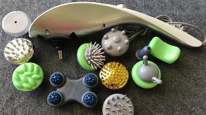 Máy massage cầm tay 11 đầu hồng ngoại Hàn Quốc điều trị đau nhức toàn thân tại nhà