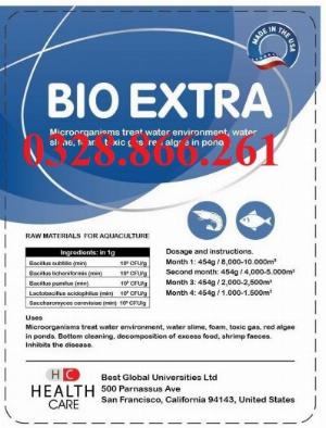 Bio Extra – Men vi sinh xử lý nước, xử lý đáy, ức chế vi khuẩn Vibrio