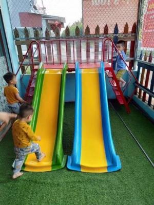 Bộ cầu trượt nguyên khối sắt