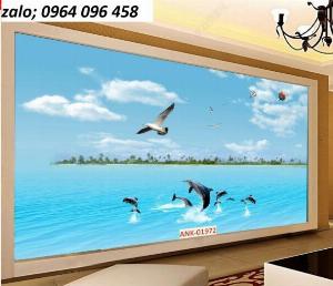 Tranh gạch 3d ốp tường nhà tắm - FSX44