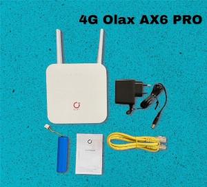 Bộ phát Wifi 4G Olax AX6 Pro, tốc độ 4G cắm điện trực tiếp hay xài Pin 4000mAh
