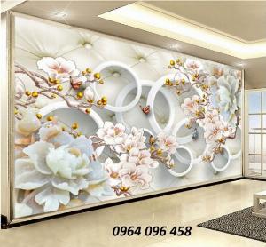 Mẫu tranh gạch 3d trang trí phòng khách đẹp - SXZ33