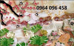 Mẫu tranh gạch 3d trang trí phòng khách đẹp - SXZ33