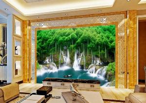 Tranh gạch 3d phong cảnh tre trúc - DSLG54