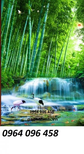 Tranh gạch 3d phong cảnh tre trúc - DSLG54