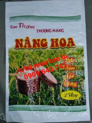 Bao đựng gạo in sẵn