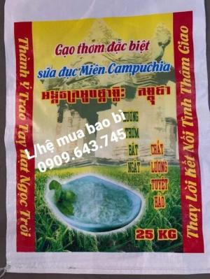 Bao đựng gạo in sẵn
