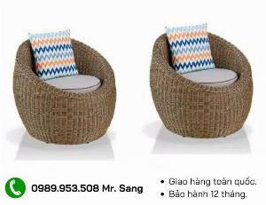 Bàn ghế mây nhựa Tp.HCM Hồng Gia Hân M0919