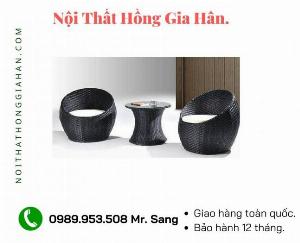 Bàn ghế mây nhựa Tp.HCM Hồng Gia Hân M0920