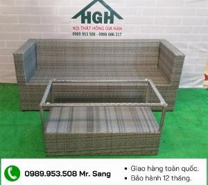 Bàn ghế mây nhựa Tp.HCM Hồng Gia Hân M0922