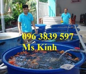 Thùng nhựa tròn 2000l nuôi cá giá rẻ