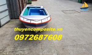 Xuồng nhựa composite chèo tay cho 2 -3 người, xuồng nhựa câu cá giá rẻ