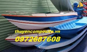 Xuồng nhựa composite chèo tay cho 2 -3 người, xuồng nhựa câu cá giá rẻ