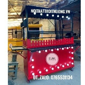 Tủ bán đồ ăn vặt, sinh tố, trà sữa, nước ép đẹp giá xưởng