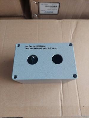 Hộp nhôm 2 lỗ phi 22