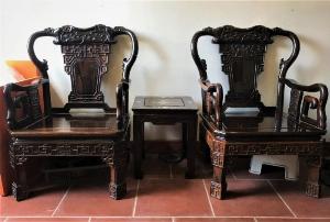 Bán bộ ba món 2 ghế 1đôn