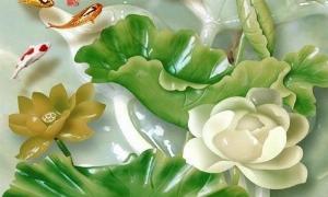 Tranh gạch men 3d phòng khách - AKXC44