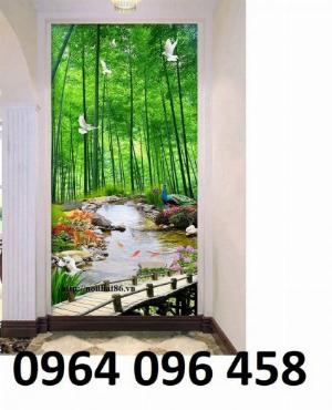 Tranh gạch 3d ốp tường khổ đứng - DXNB54