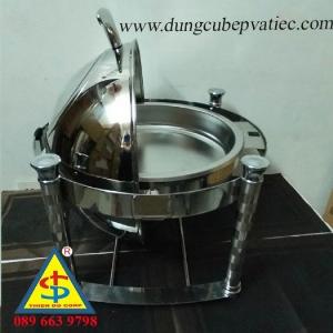 Nồi buffer khay tròn nắp mở kính - CZK201KS