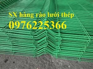 Hàng rào lưới mạ kẽm, hàng rào lưới sơn tĩnh điện bảo vệ công trình bền đẹp, chắc chắn