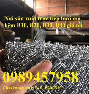 Lưới b2 20x20 dạng cuộn, Lưới B3 30x30 và Lưới thép nuôi thỏ