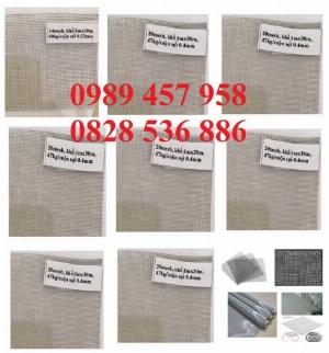 Lưới inox316 chống muỗi, lưới inox304 dây 0,5ly ô 5x5, 80mesh tới 180mesh