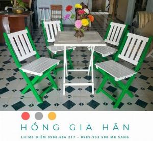 Bàn ghế gỗ giá rẻ Tp.HCM Hồng Gia Hân G0933