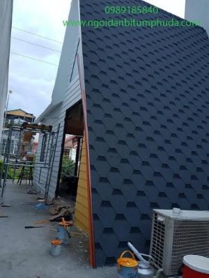 Ngói bitum phủ đá phù hợp cho rất nhiều công trình