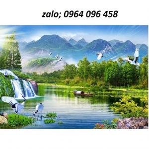 Tranh gạch 3d phong cảnh đồng quê - SFXC3