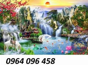 Tranh gạch 3d phong cảnh đồng quê - SFXC3