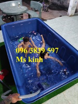 Thùng nhựa chữ nhật 1000l nuôi cá giá rẻ toàn quốc
