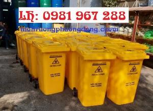 2022-09-22 16:00:49 Thùng rác 240 lít màu vàng đựng chất thải lây nhiễm 750,000