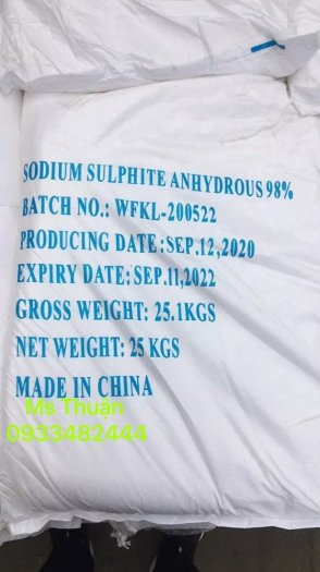 2022-09-24 15:38:17 Sodium sulfite anhydrous 98% (natri sunfit) na2so3, natri sunfit, sodium sunfite 4,000