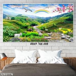 Tranh gạch đồng quê-Gạch tranh quê hương