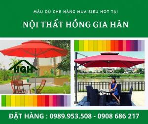 Dù vuông lệch tâm giá rẻ Tp.HCM Hồng Gia Hân D0905
