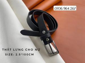Dây Thắt Lưng Nữ 2 Lớp Da Bò - Giá Sỉ Tận Xưởng