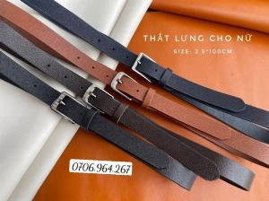 Dây Thắt Lưng Nữ 2 Lớp Da Bò - Giá Sỉ Tận Xưởng