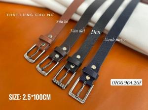 Dây Thắt Lưng Nữ 2 Lớp Da Bò - Giá Sỉ Tận Xưởng