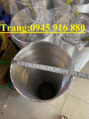 Ống nhôm mềm hút mùi khí thải thu bụi gom mùi hiệu quả D100, D125, D150, D175, D200 giá tốt
