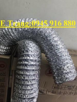 Ống dẫn gió cách nhiệt chống cháy, ống thông gió giấy bạc D75, D100, D125, D150, D175, D200, D250, D300 giá rẻ