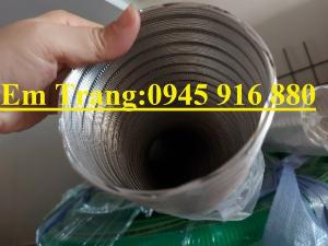 Ống dẫn gió cách nhiệt chống cháy, ống thông gió giấy bạc D75, D100, D125, D150, D175, D200, D250, D300 giá rẻ