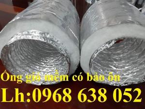 Ống Gió Mềm Phủ Nhôm, Ống Giấy Bạc Chống Cháy D100, D125, D150, D200, D250, D300 Hút Khói, Mùi, Khí Nóng