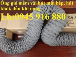 Ống Gió Mềm Phủ Nhôm, Ống Giấy Bạc Chống Cháy D100, D125, D150, D200, D250, D300 Hút Khói, Mùi, Khí Nóng