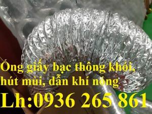 Mua Ống mềm nhôm giấy bạc dẫn khí nóng, dẫn khói phi 75, phi 100, phi 125, phi 150, phi 175, phi 200 giá tốt