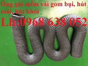 Ống dẫn gió cách nhiệt chống cháy, ống thông gió giấy bạc phi 75, phi 100, phi 125, phi 150, phi 175, phi 200