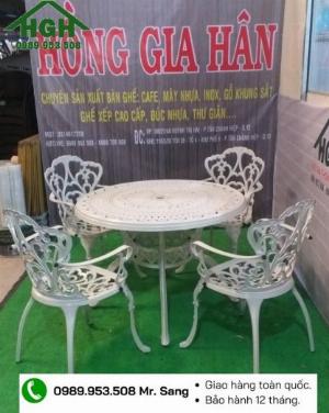 Bàn ghế nhôm đúc nhập khẩu Tp.HCM Hồng Gia Hân N0907