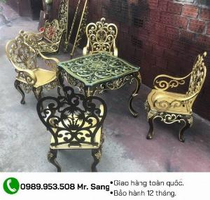Bàn ghế nhôm đúc nhập khẩu giá tốt Tp.HCM Hồng Gia Hân N0910