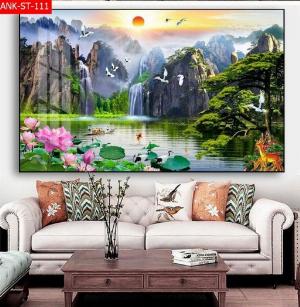 Tranh gạch 3d mẫu phong cảnh - SXB55