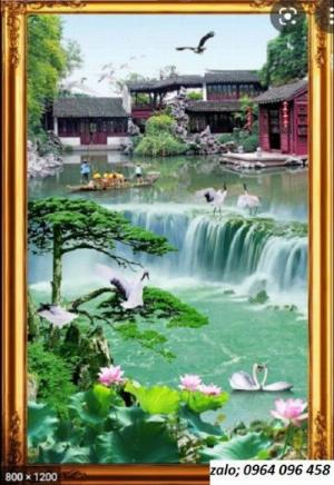 Tranh gạch 3d ốp tường trang trí - SLV54